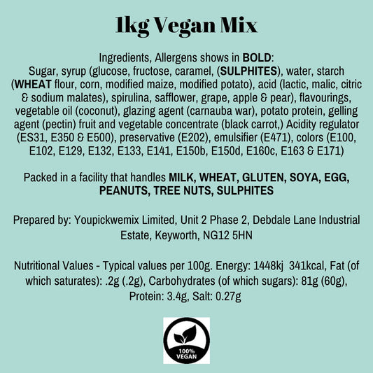 1kg Vegan Pick n Mix