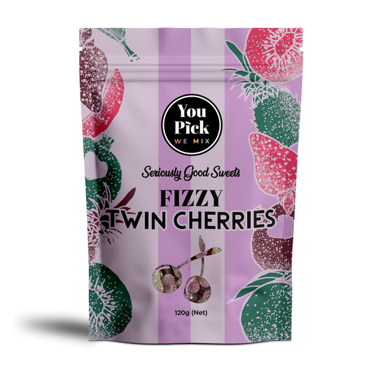Fizzy Cherries 100g | Fruity Range