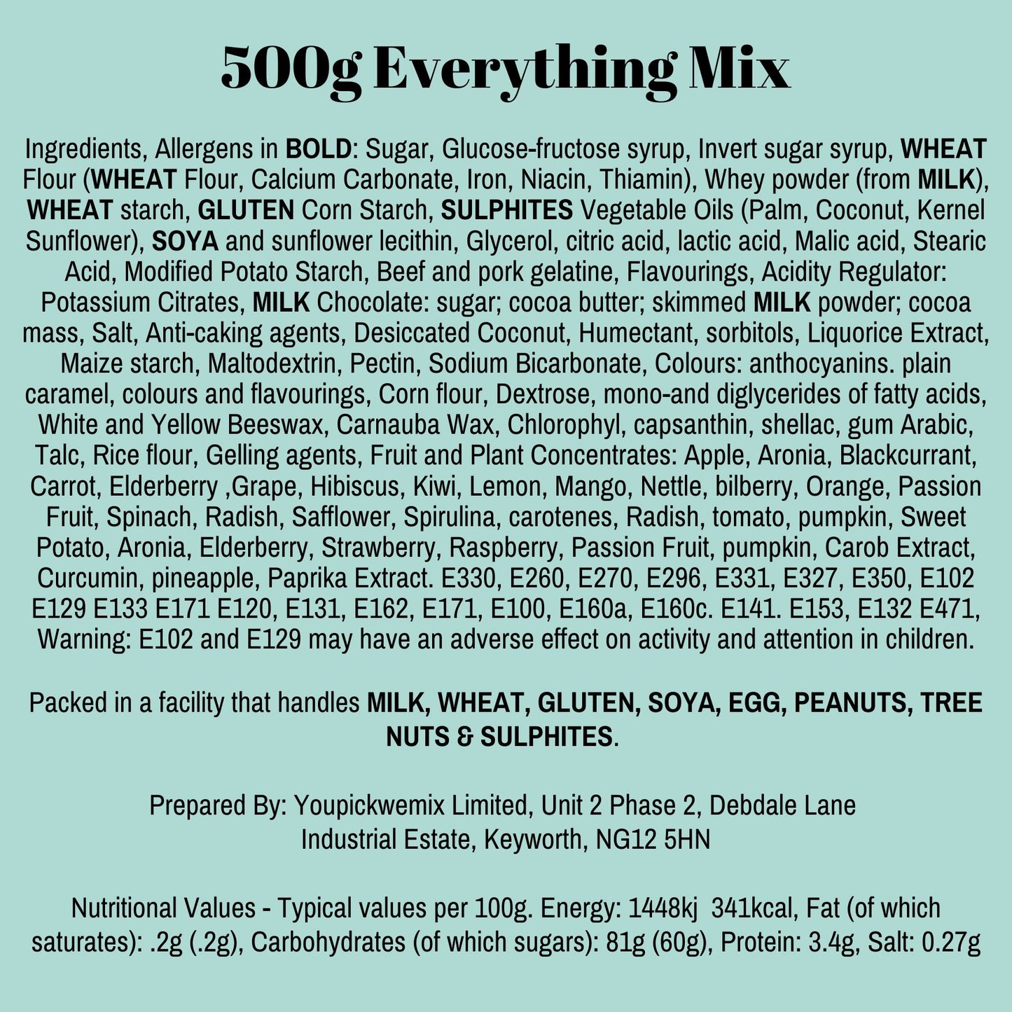 500g Everything Mix