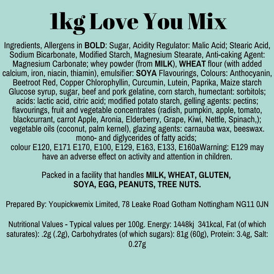1kg Love Mix