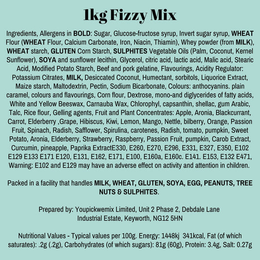 1KG Fizzy Mix
