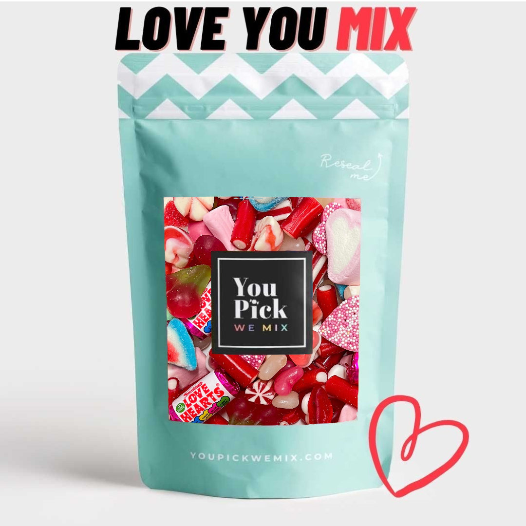 1KG Love You Sweets Pick and Mix Sweet Online UK Delivery You Pick We Mix