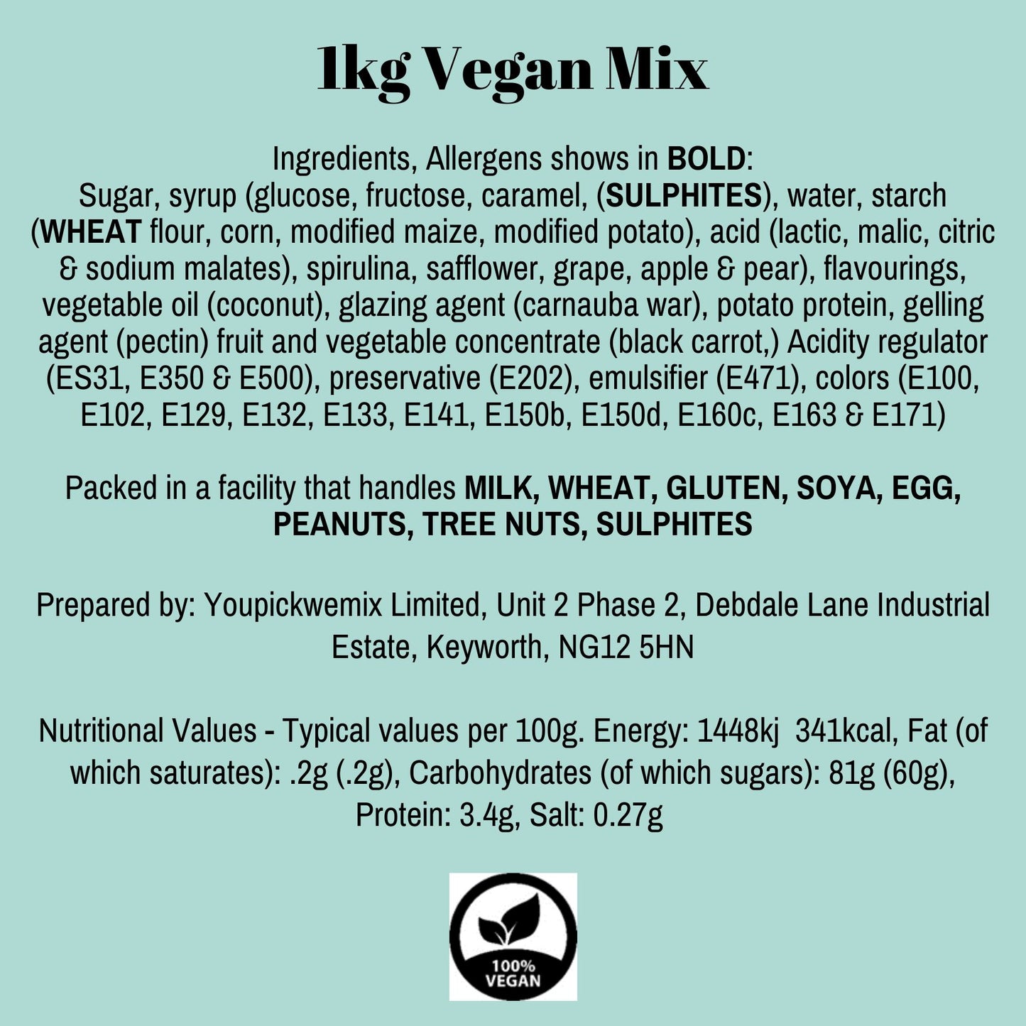 1kg Vegan Pick n Mix