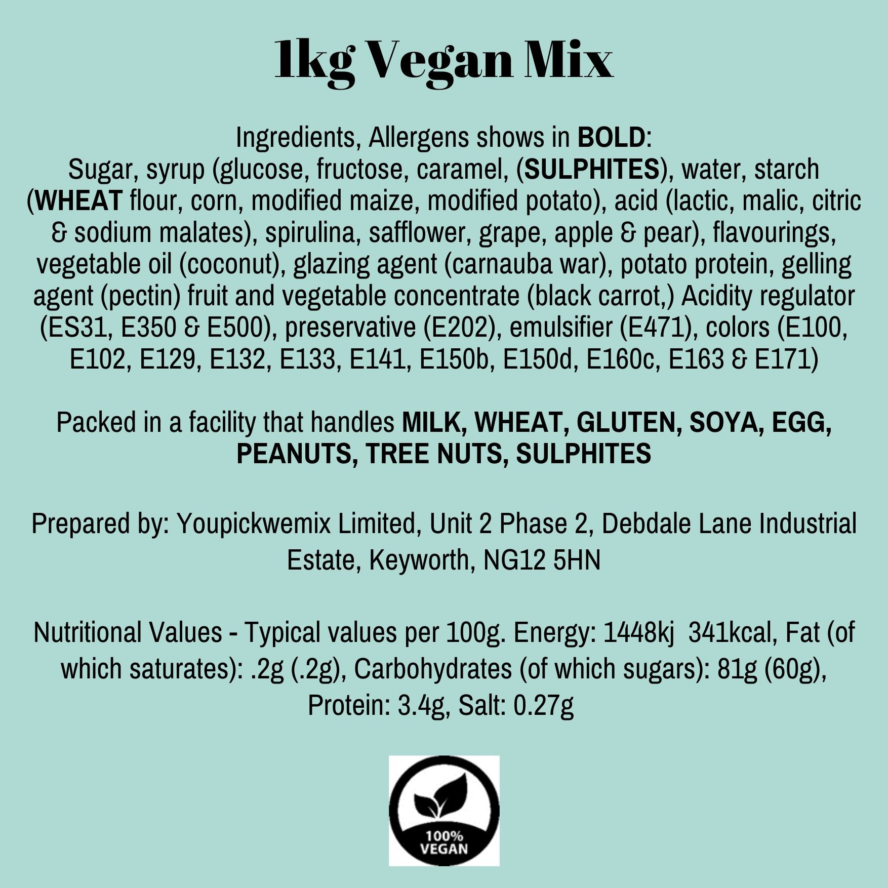 1kg Vegan Pick n Mix