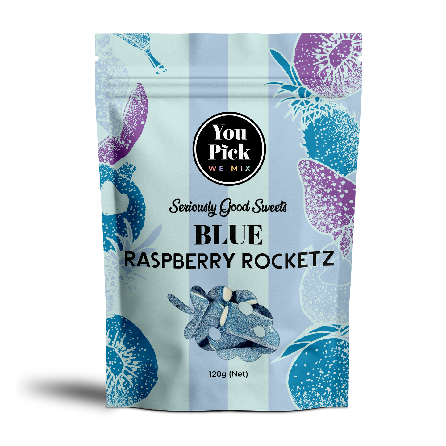 Raspberry Rockets 100g | Fruity Range