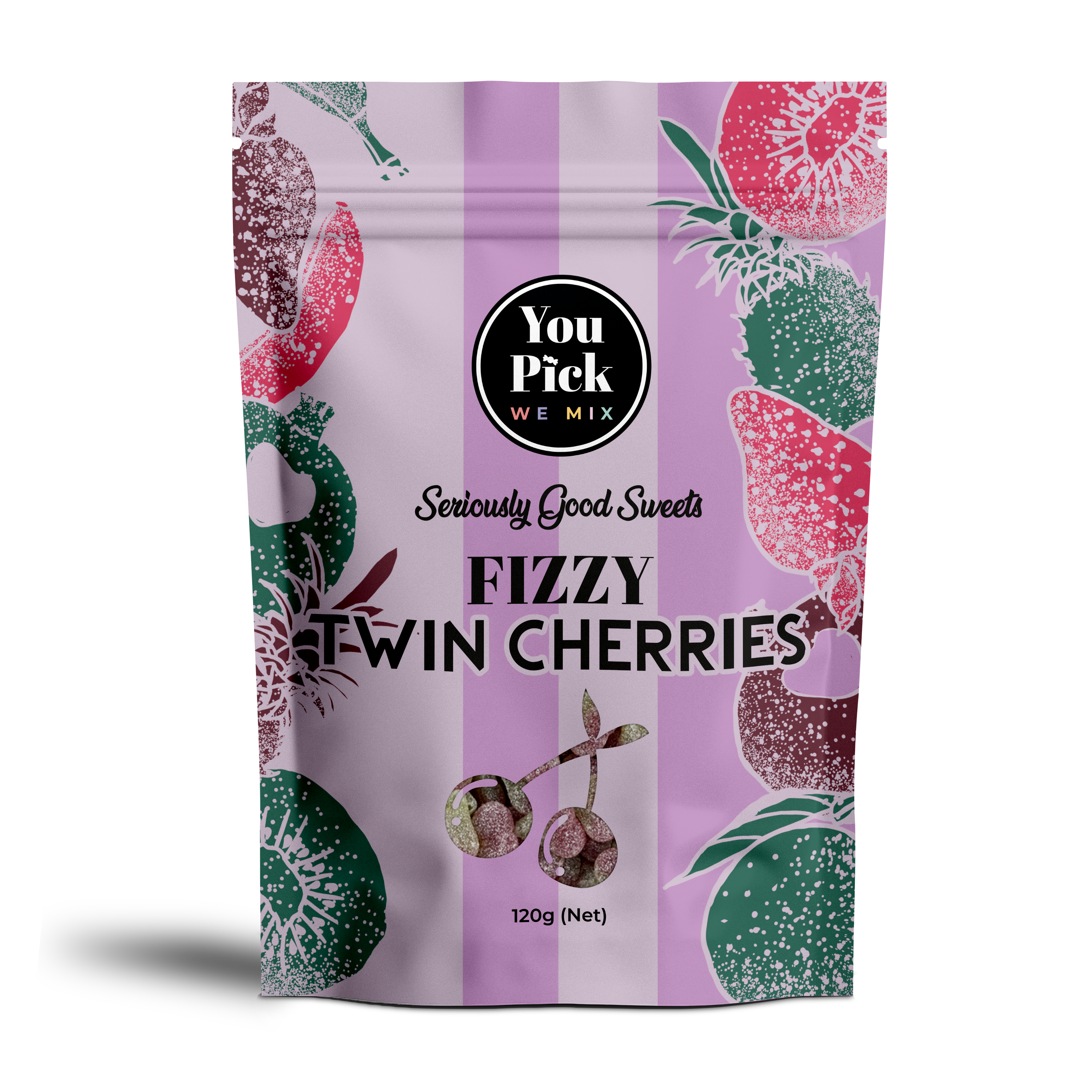 Fizzy Cherries 100g | Fruity Range