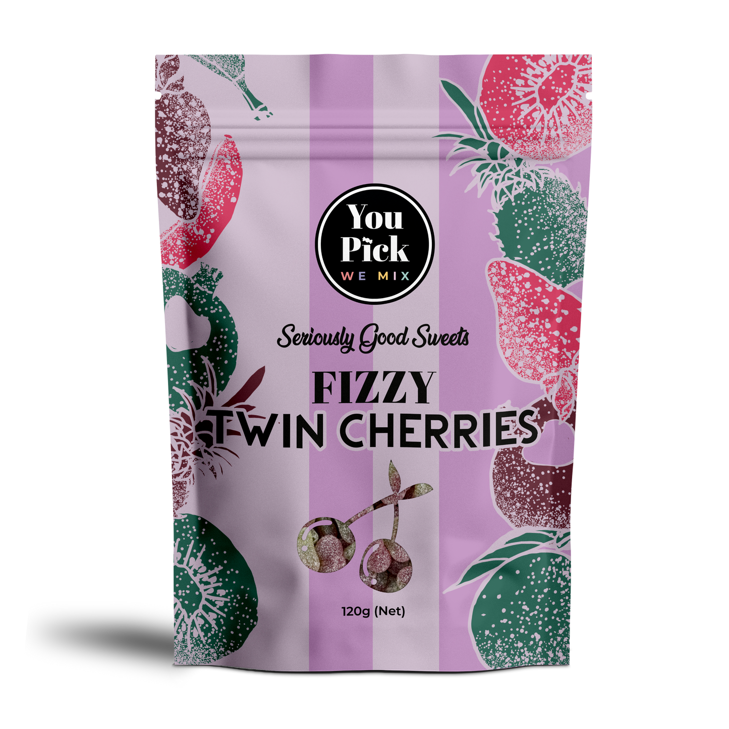 Fizzy Cherries 100g | Fruity Range