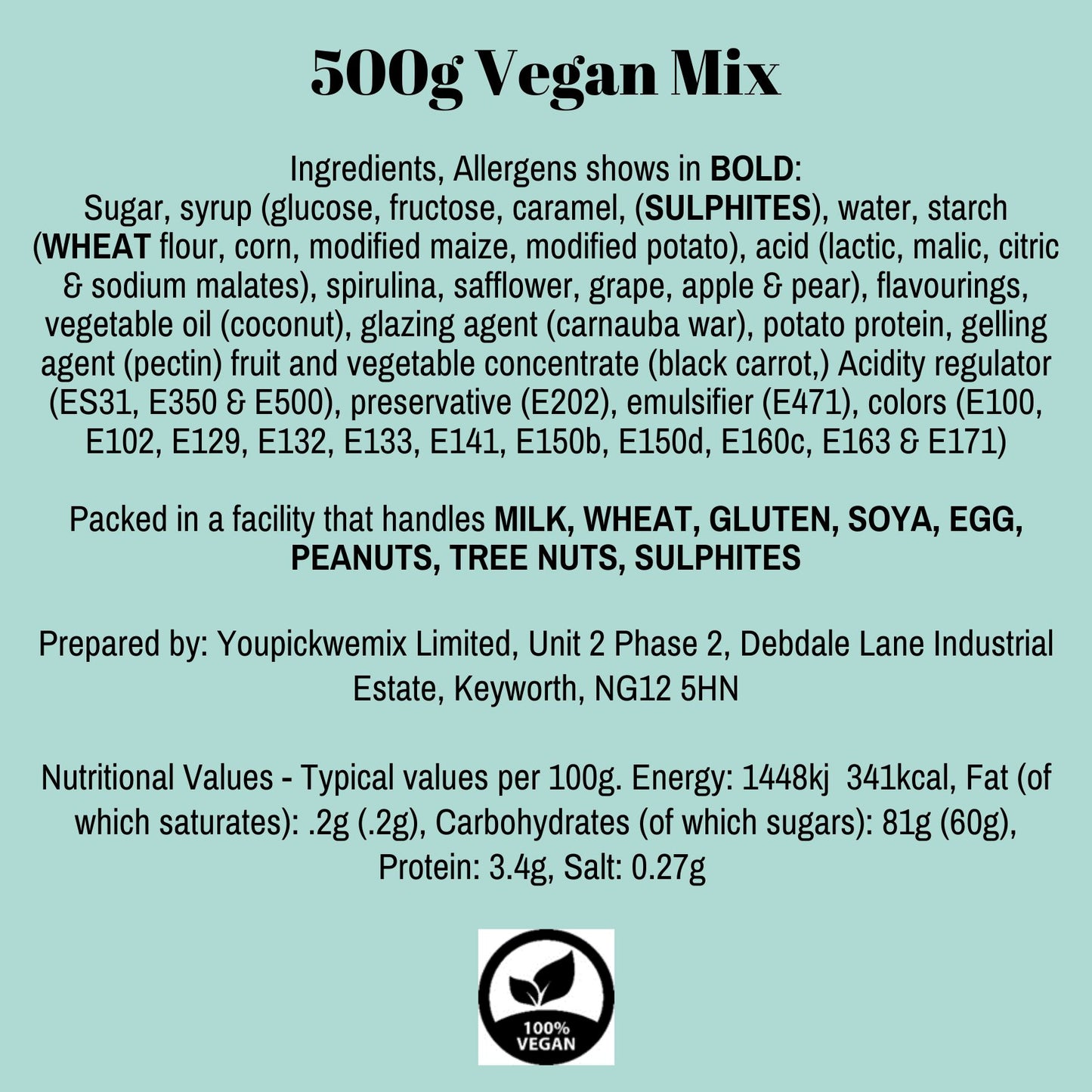 500g Vegan Pick n Mix