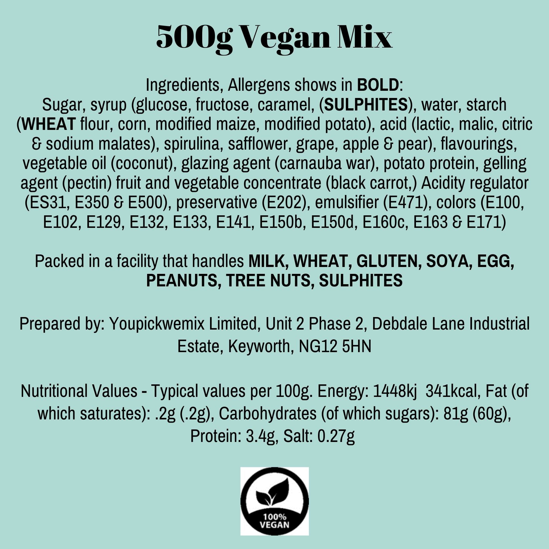 500g Vegan Pick n Mix