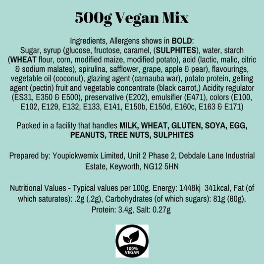 500g Vegan Pick n Mix