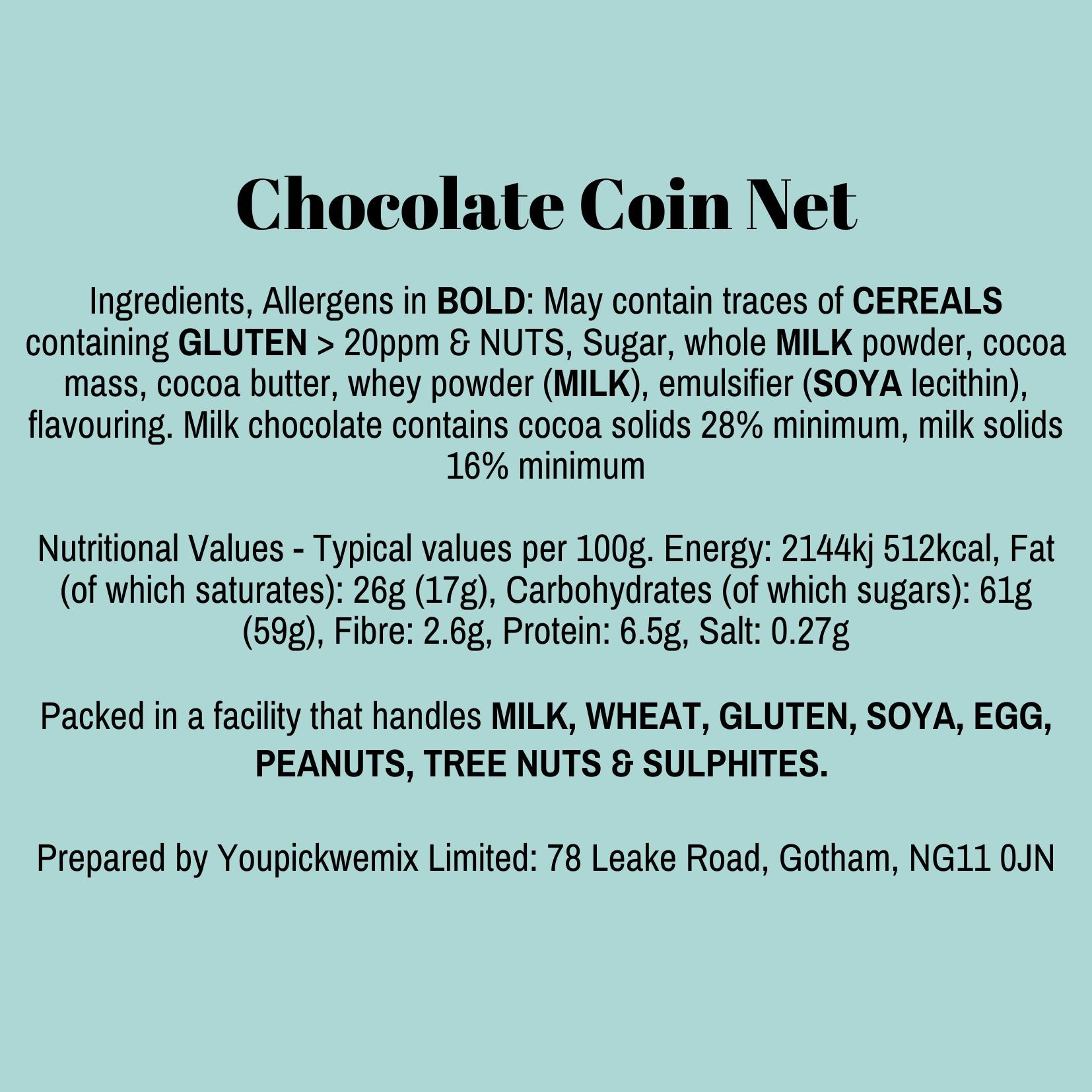 Chocolate Coin Net