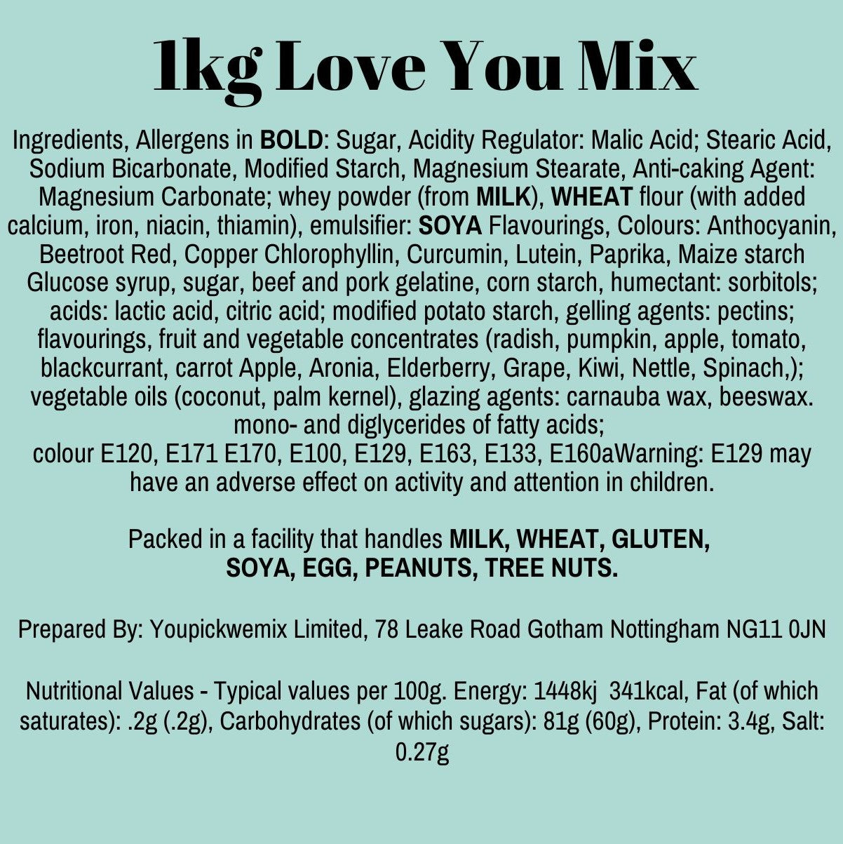 1kg Love Mix