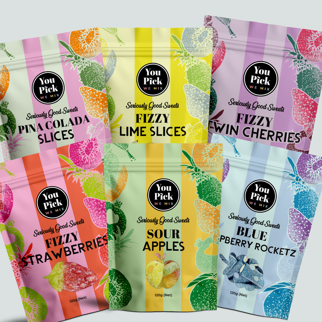 Fruity Sweet Bundle | 6 x Fruity Range Sweets