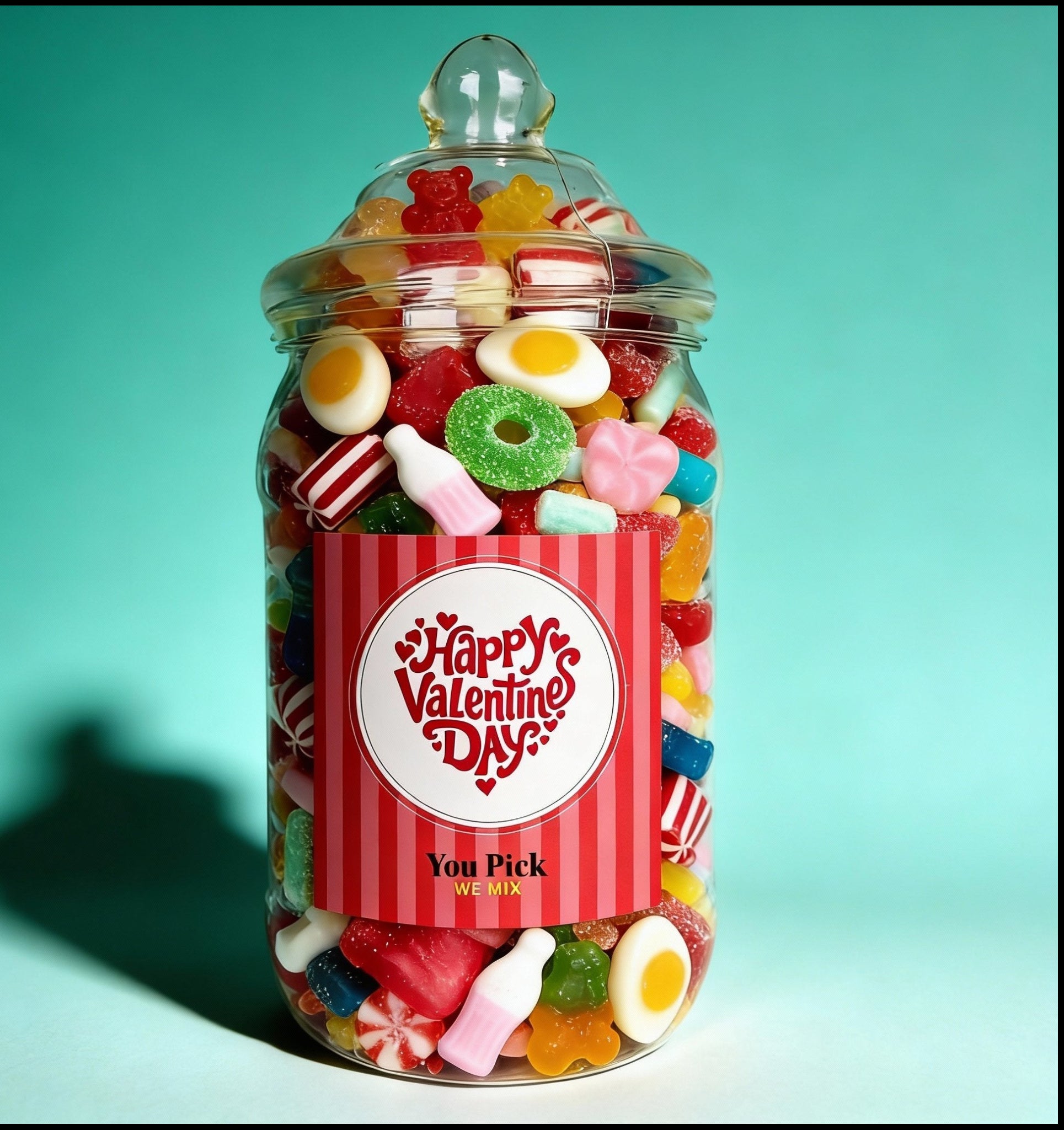Large Valentine's Pick n Mix Jar