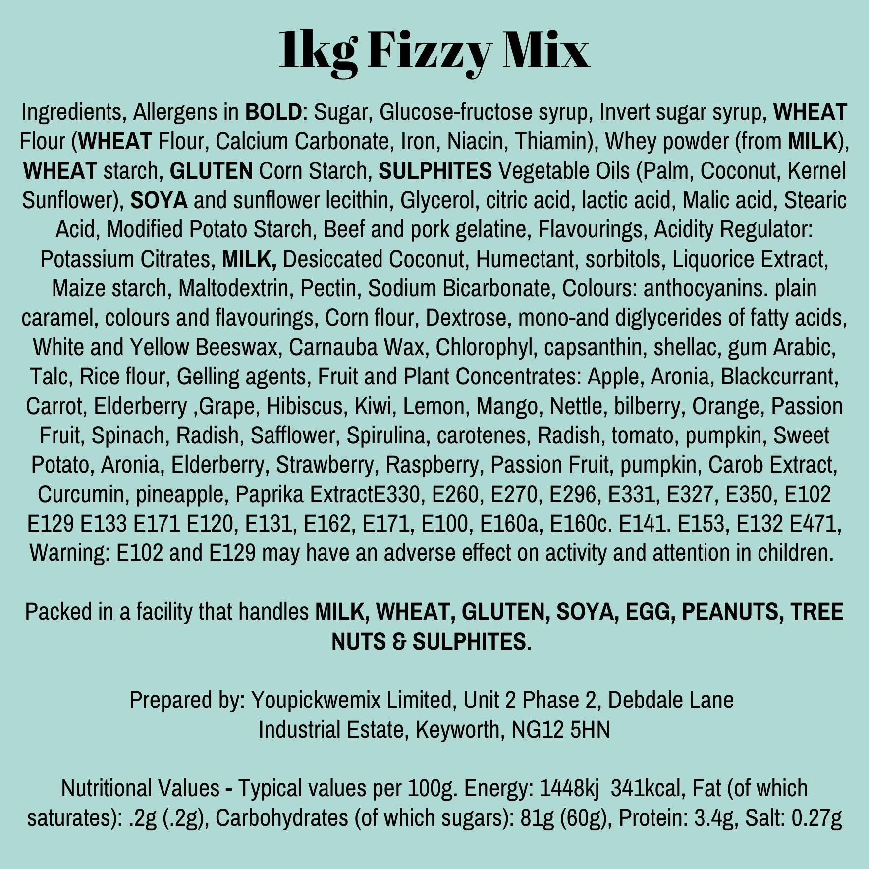 1KG Fizzy Mix