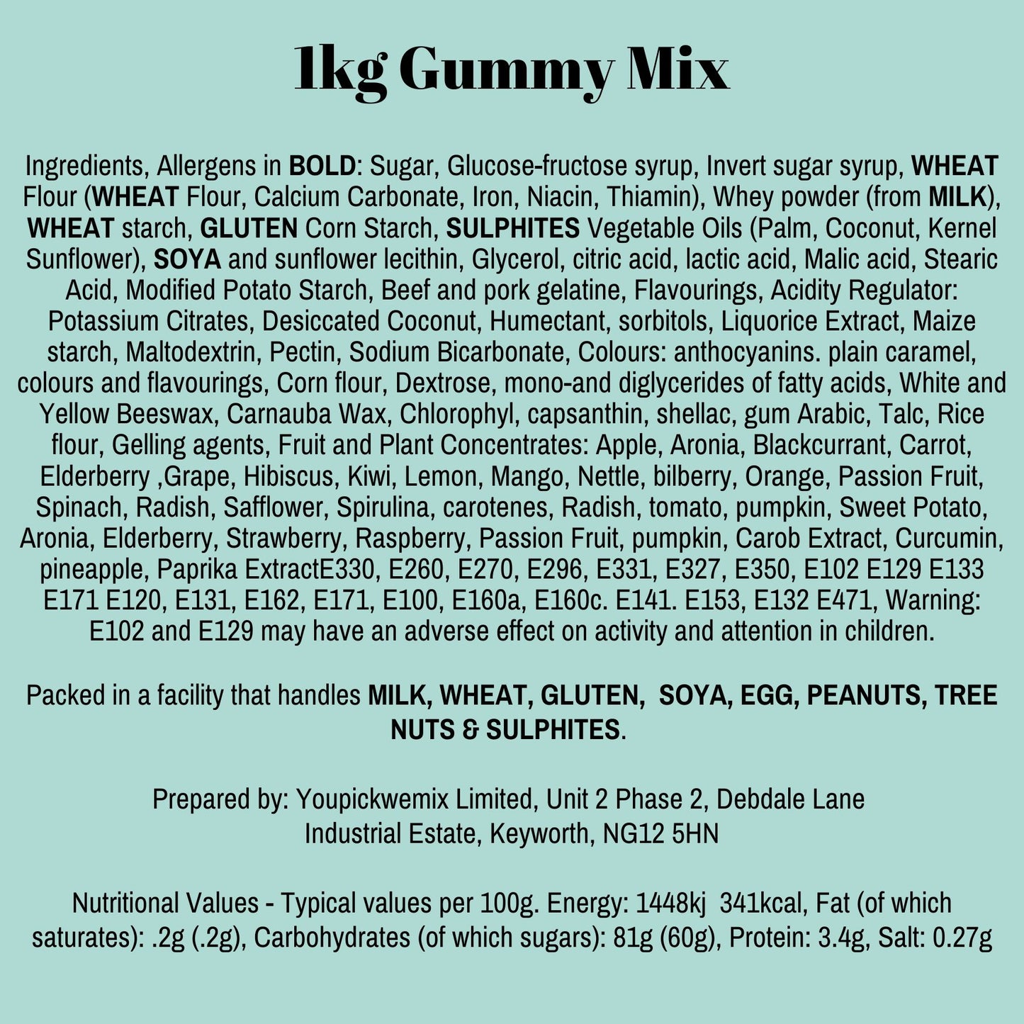 1KG Gummy Mix