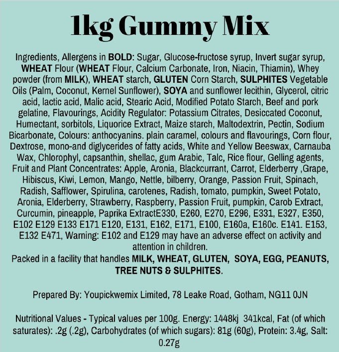 1KG Gummy Mix