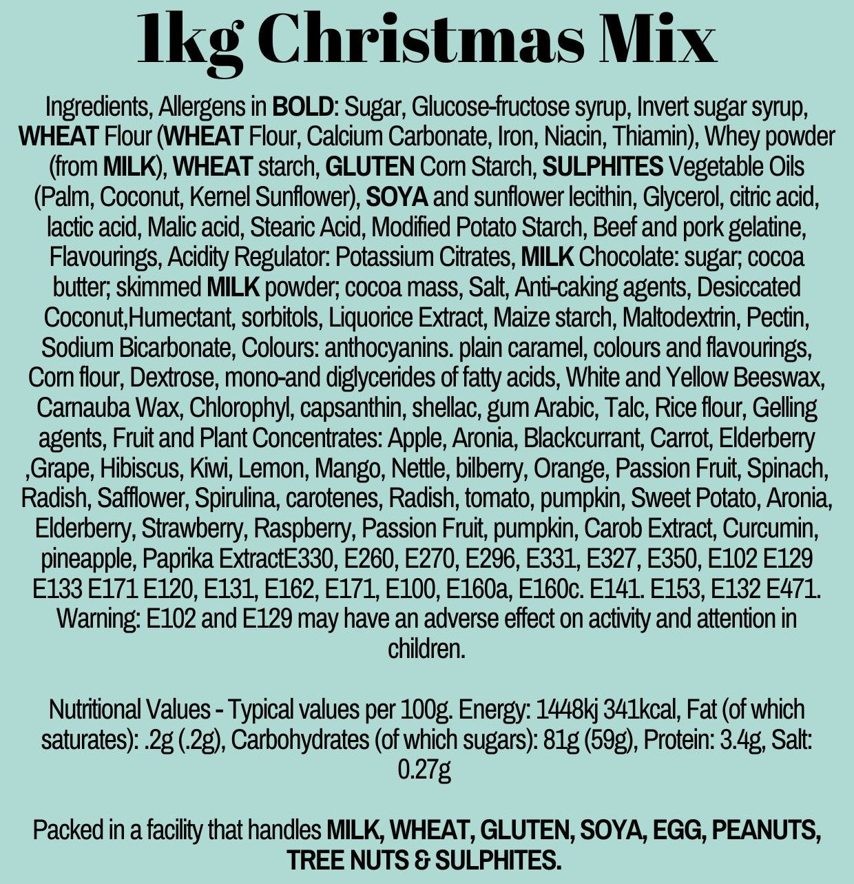 1KG Christmas Mix