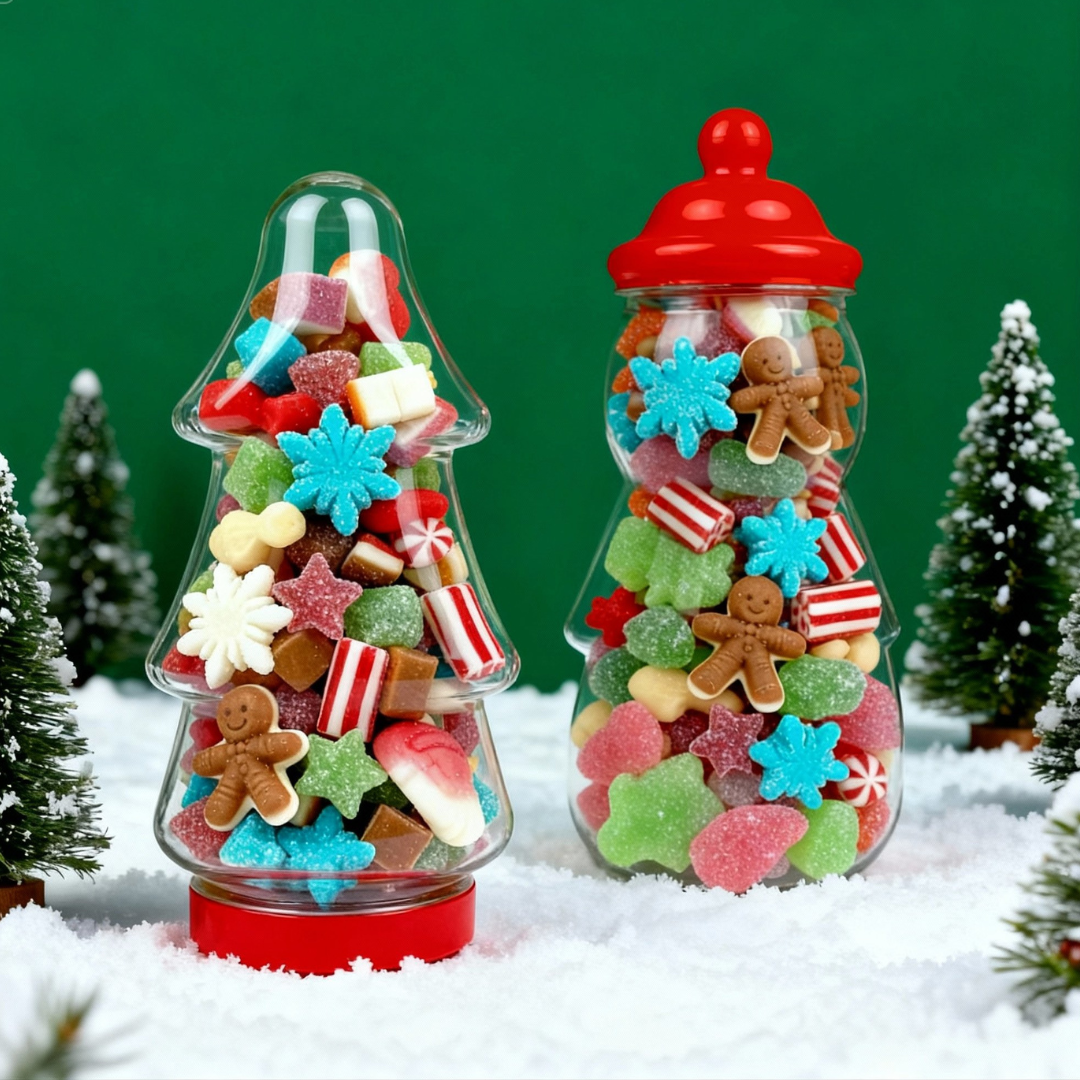 Christmas Tree & Snowman Jar Bundle