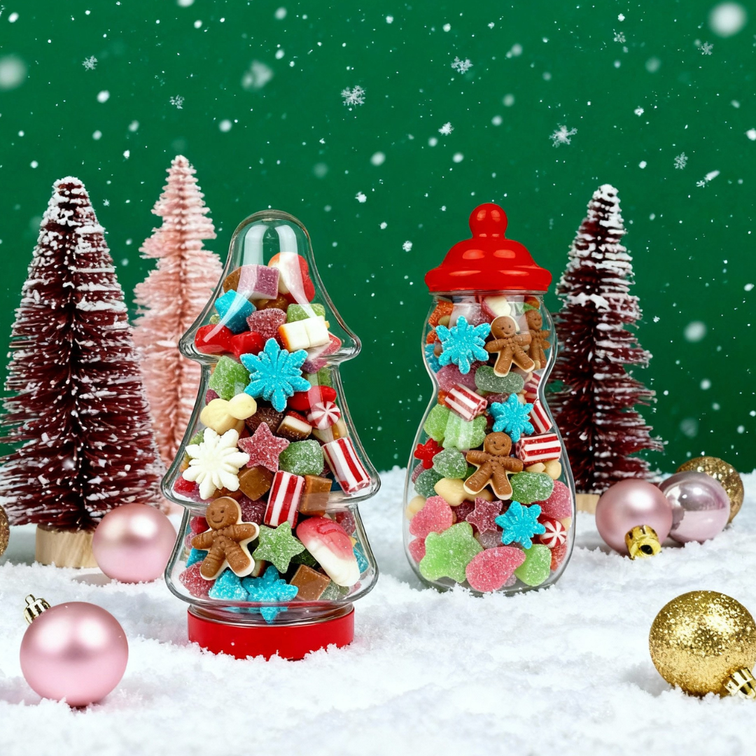 Christmas Tree & Snowman Jar Bundle