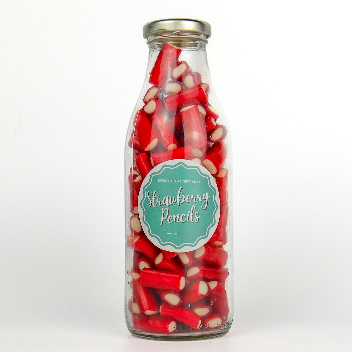 Strawberry Pencils Milk Bottle