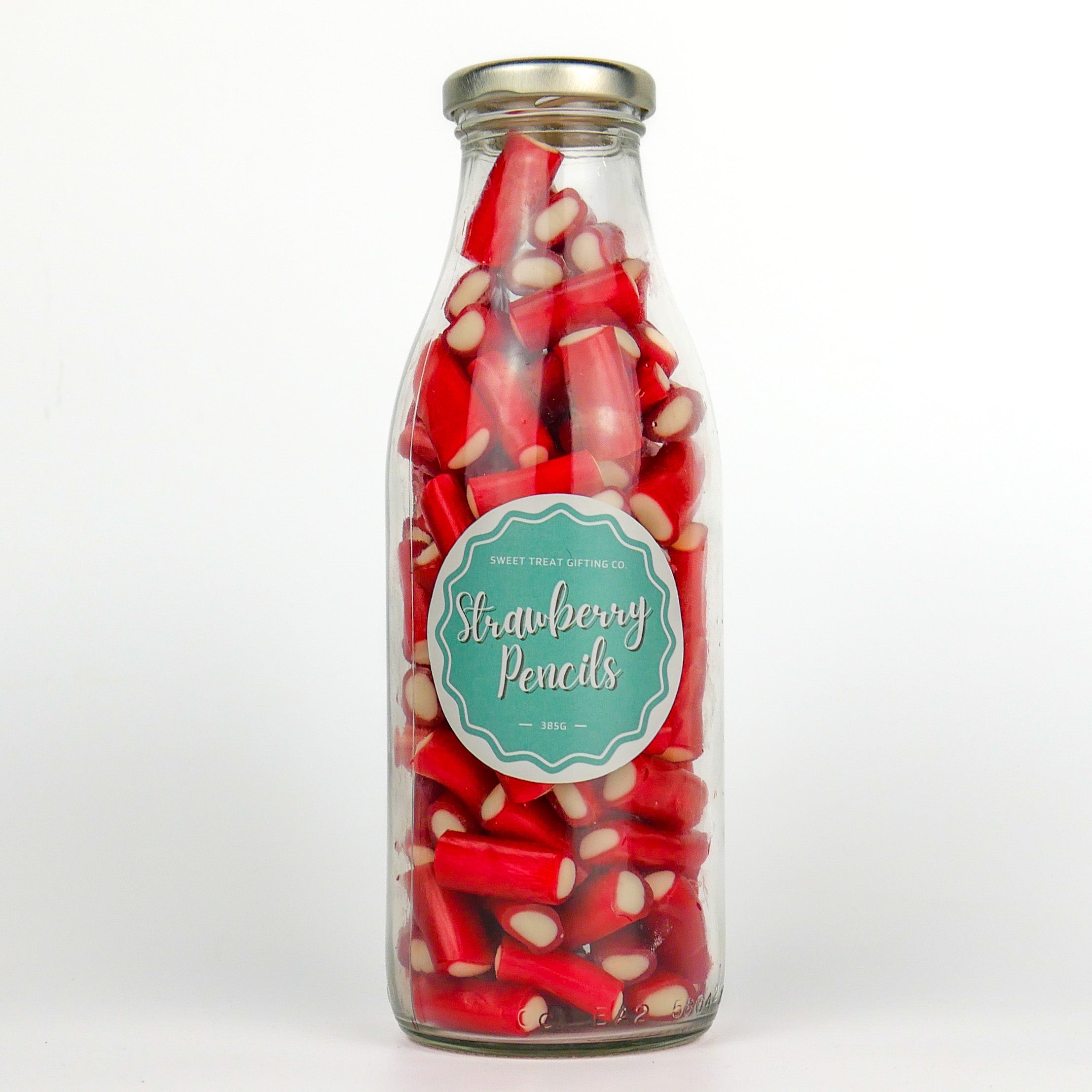 Strawberry Pencils Milk Bottle